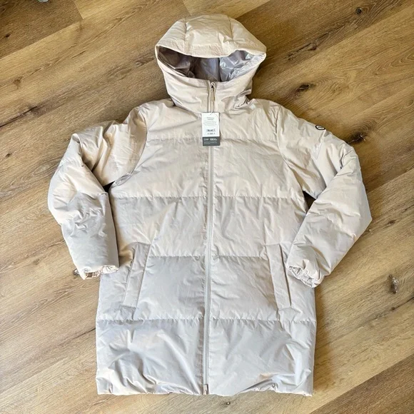 Vuori Mammoth Down Parka in Ecru - Picture 3 of 10